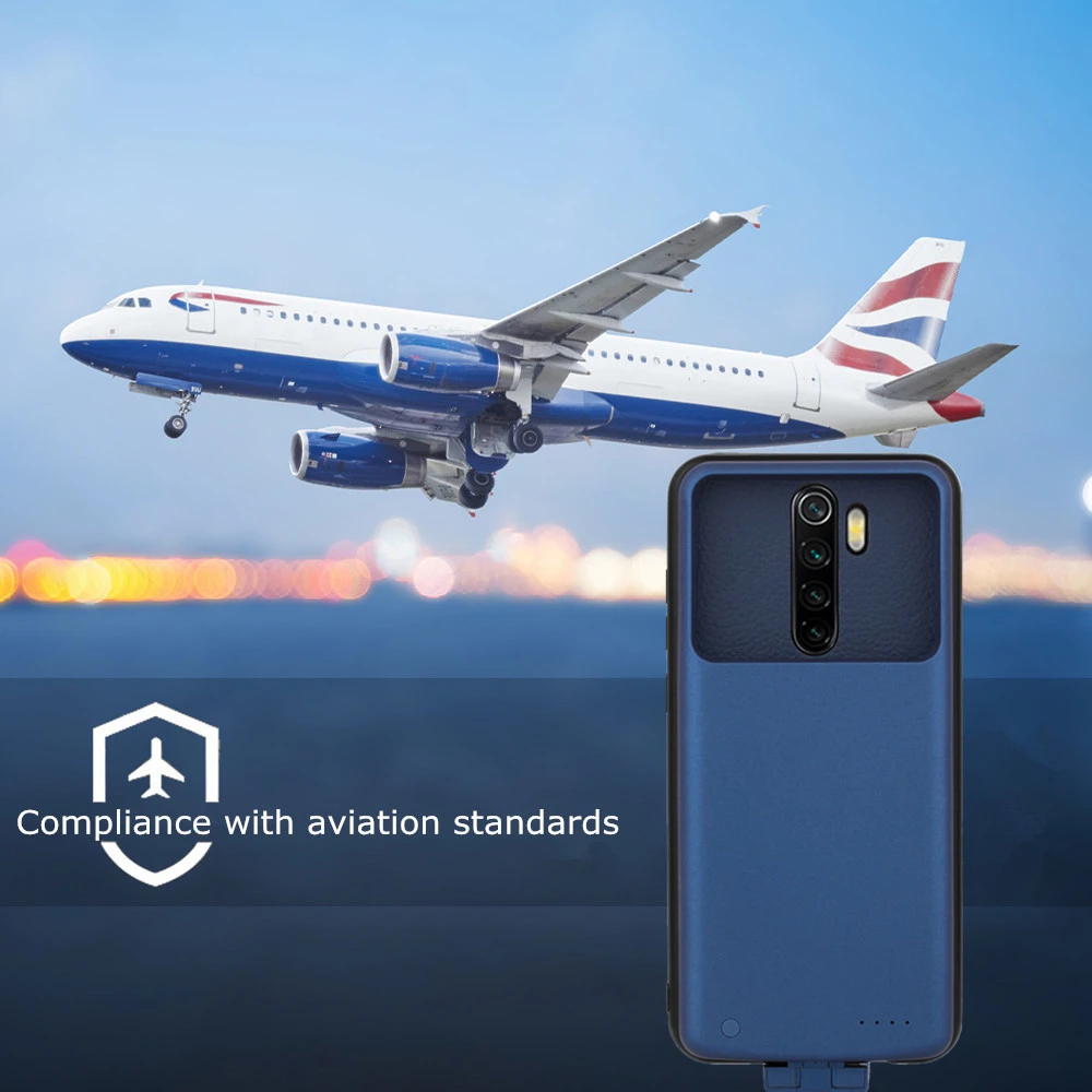 Резервный внешний аккумулятор NTSPACE 7000 мАч для Xiaomi Redmi Note 8 Pro, чехол для зарядного устройства для телефона Redmi Note 8, чехол для питания