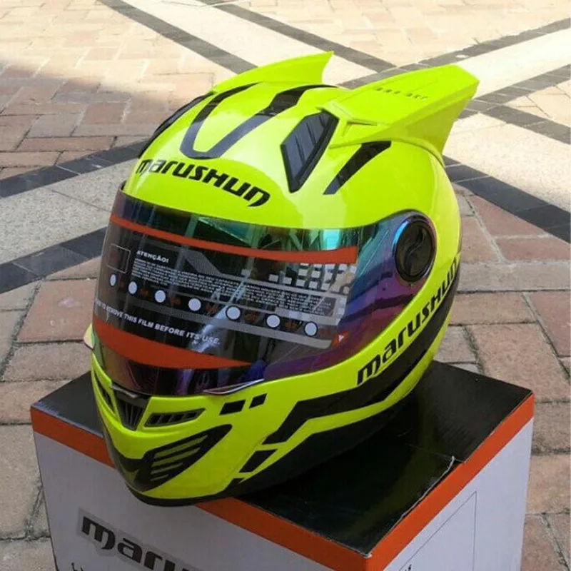 Мотоциклетный Полнолицевой шлем MALUSHUN из АБС-пластика персонализированный