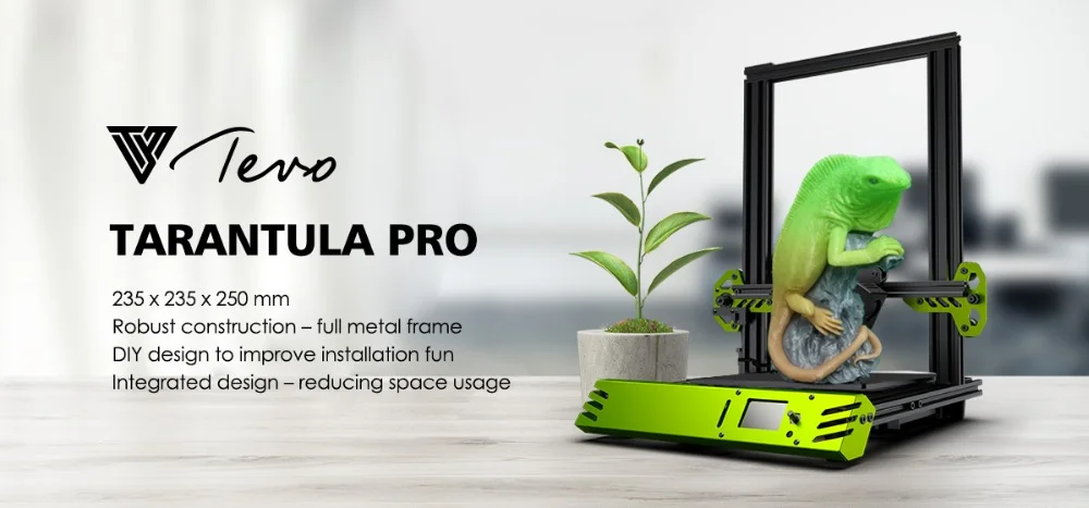 TEVO Тарантул Pro 3d принтер DIY наборы в новейший источник питания Очаровательная Buid пластина