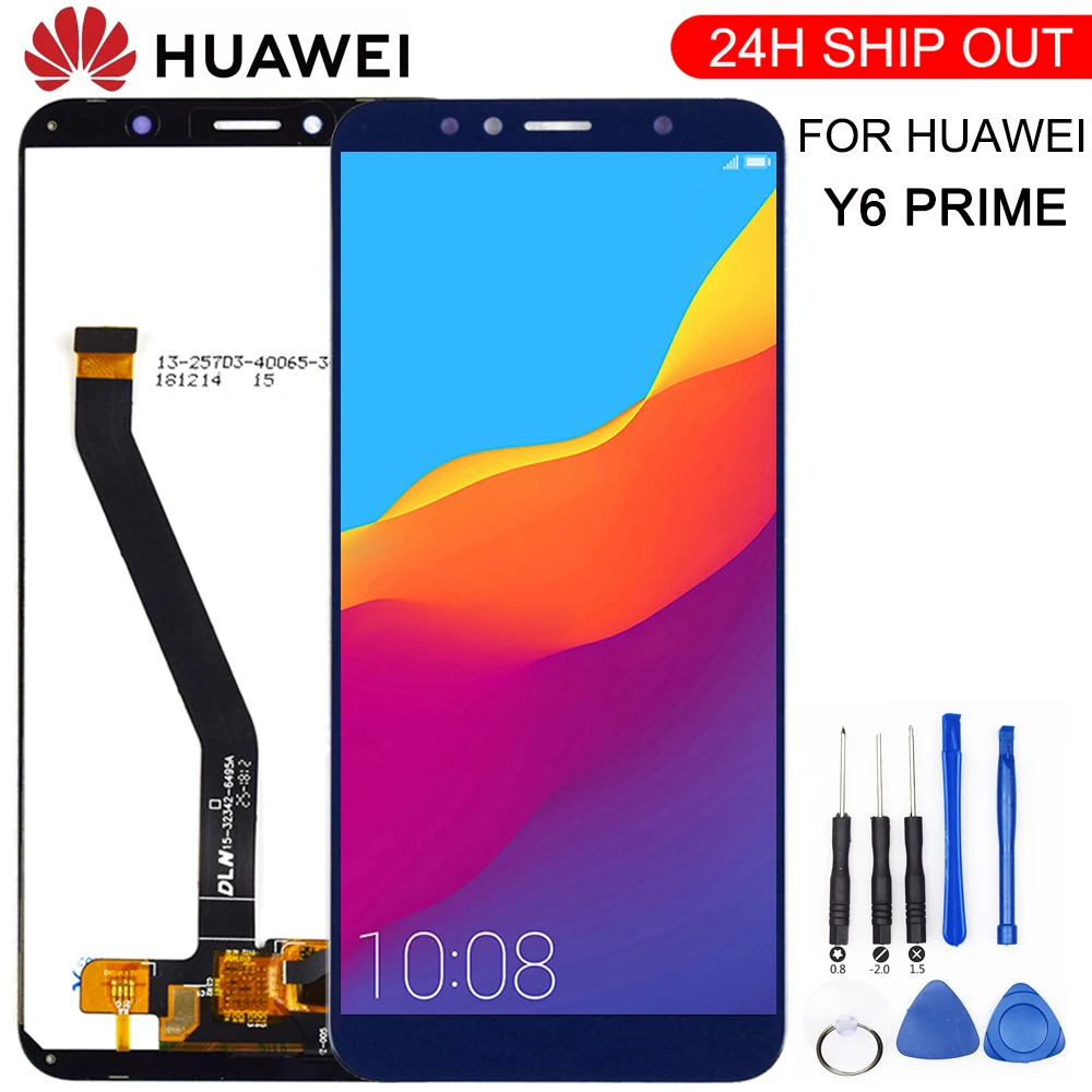 Новый ЖК дисплей для Huawei Y6 2018 дигитайзер сенсорного экрана Prime экран ATU L11 L21 L22 LX1 LX3