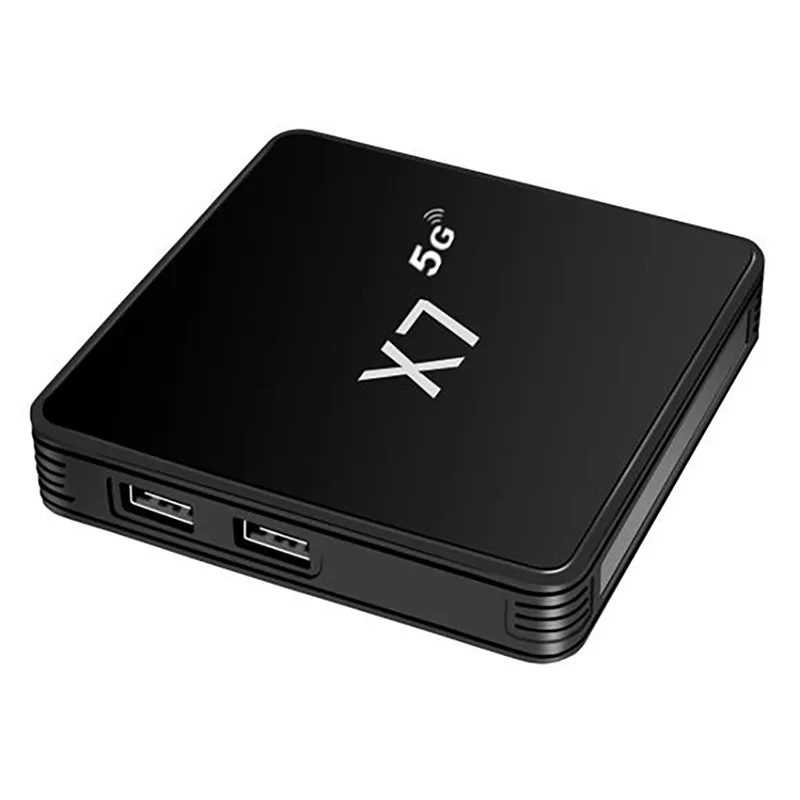 

X7 TV Box 1GB+8GB Amlogic S905L2 Quad Core Dual Band 2.4G/5G WiFi 4K HDMI Android 7.1 Media Player Set Top Box
