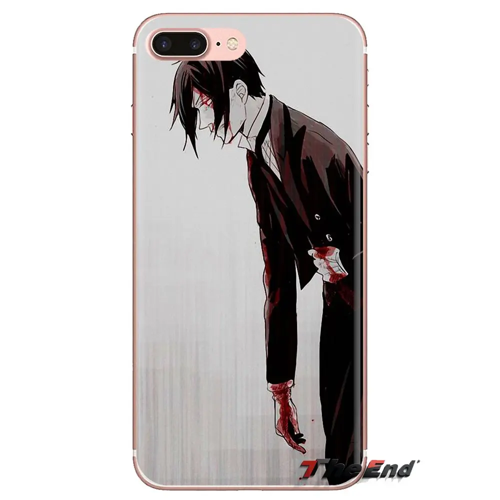 For Samsung Galaxy A3 A5 A7 A9 A8 Star A6 Plus 2018 2015 2016 2017 Silicone Phone Shell Cover JP Anime Black Butler Kuroshitsuji |