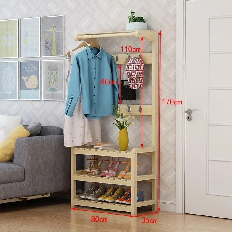 Винтажная деревянная вешалка для одежды подставка одежды| |