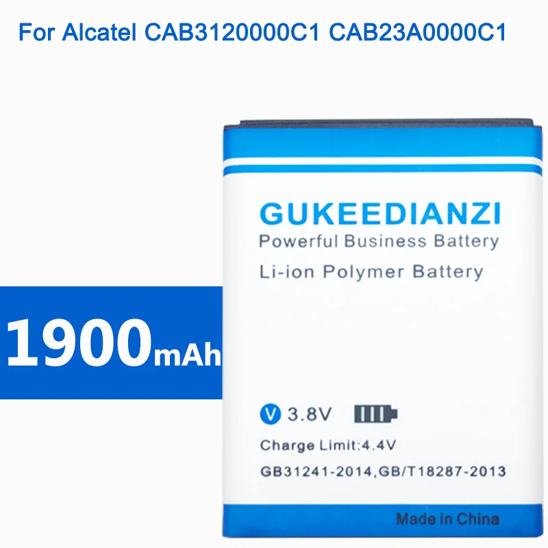Аккумулятор 1900 мАч для Alcatel One Touch 768 OT710 OT888A OT880A CAB3120000C1 CAB23A0000C1 Мобильный телефон