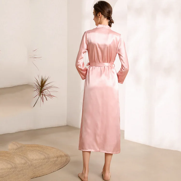 Night Robe Kimono Bathrobe Long For Summer  Sexy Kimono 21-116