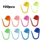 Маркеры для вязания, миниатюрные, разные цвета, 100 шт.