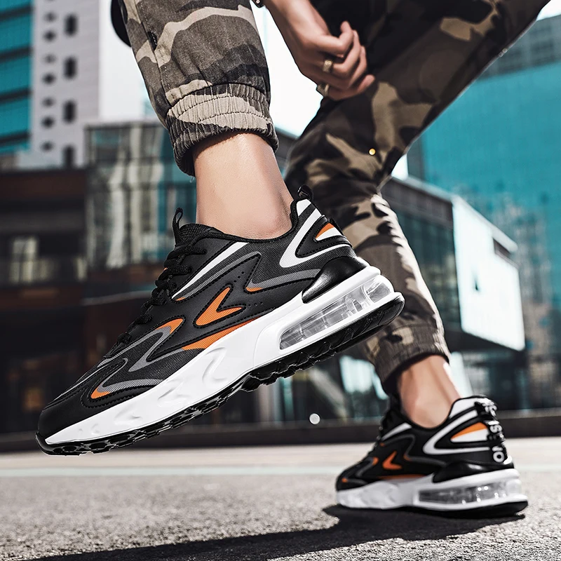 

Designer Mens Shoes Tenis Breathable Summer Chaussures Hommes Casual Shoes Man Air Cushion Sneakers Men Zapatos Big Size 45