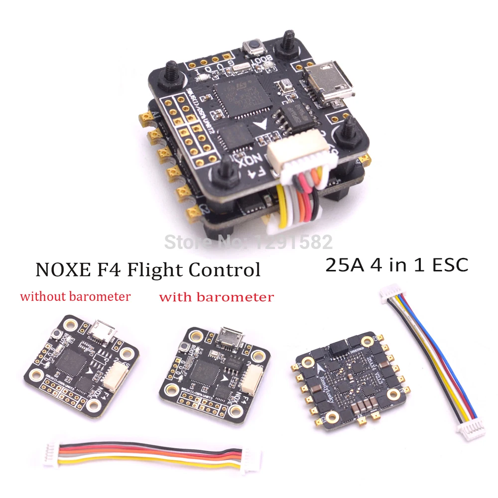 Плата контроллера полета NOXE F4 Встроенная плата OSD с/без барометра и 4 в 1 25 А ESC