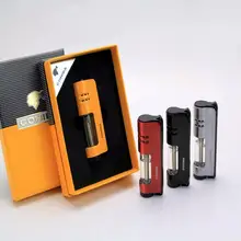COHIBA Windproof Powerful Triple Torch Lighter BBQ Jet Gas Cigar Lighter Turbo Metal Kitchen Cigar Spray Gun Outdoor Gadgets Man
