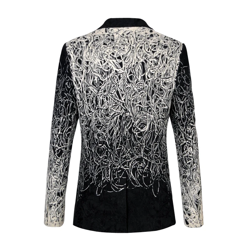 Мужской Блейзер Shenrun повседневный модный костюм куртка уникальные роскошные