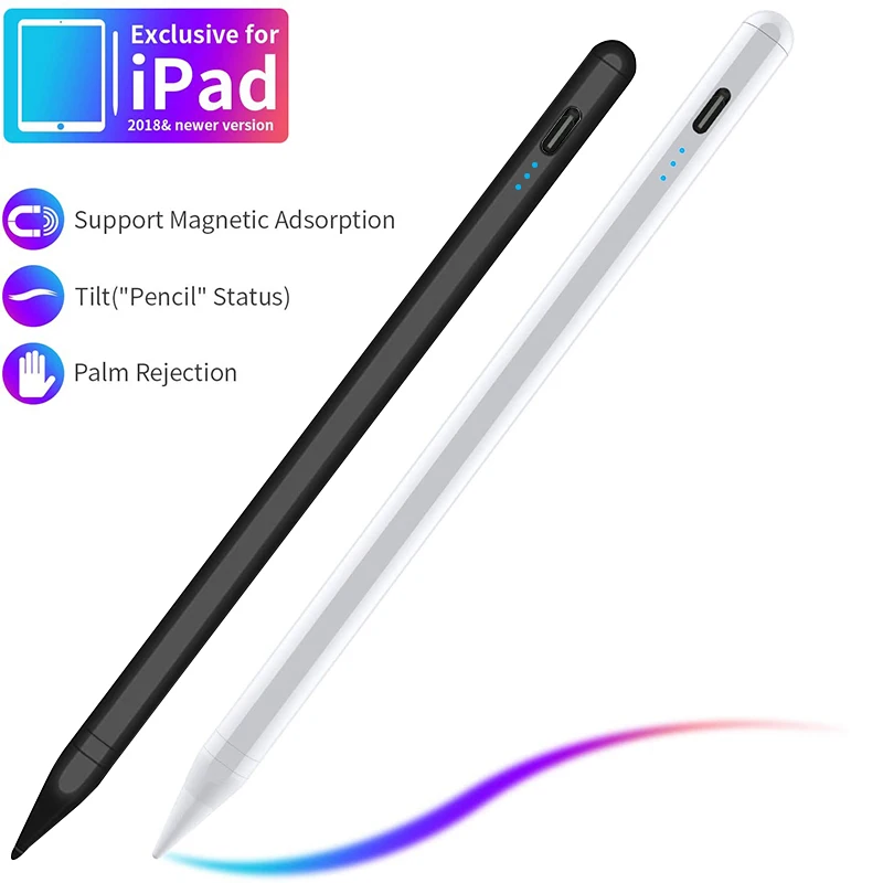 Стилус-карандаш совместимый с ipad 2018-2020 сенсорная ручка для работы обучения