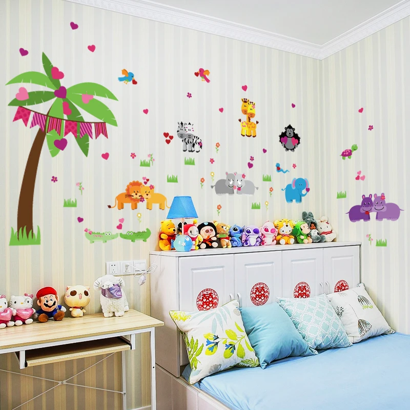 

Beauty Deer Wall Sticker PVC Art Home Decor Decor Living Room Bedroom Removable PVC Decals