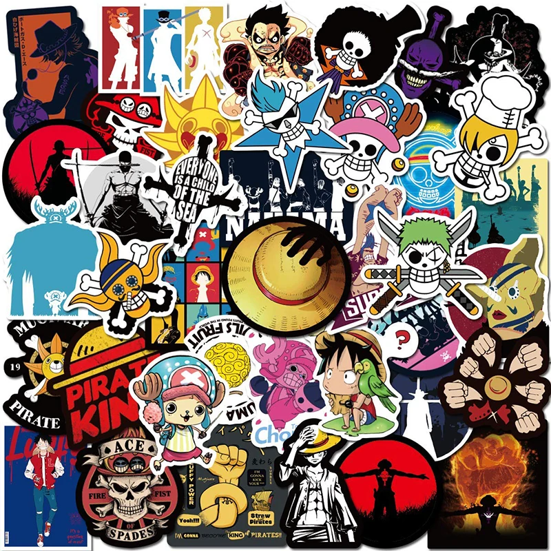 

50/100PCS Classic Anime Cartoon DIY Stickers For Skateboard Fridge Phone Guitar Motorcycle Luggage Waterproof Cool Joke Stickers