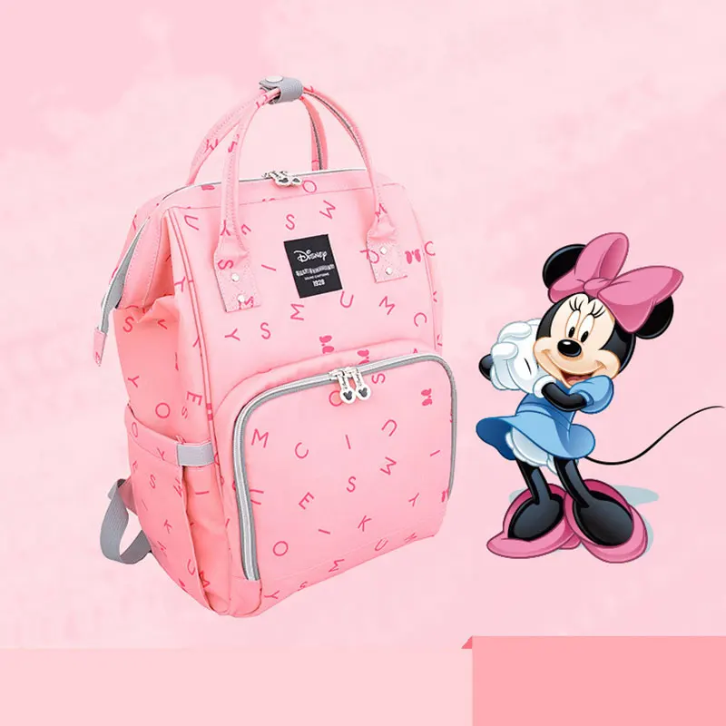 11-10 Disney Микки детские Usb пеленки мешок мода большой емкости Мумия Материнство мешок многофункциональный Путешествие в мумию коврик для коляски подгузник мешок - Цвет: 11-10