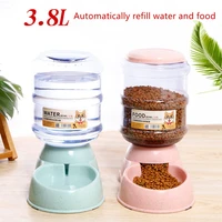 3 8l pet cat automatic feeders large capacity cat water fountain plastic dog water bottle feeding bowls water dispenser for cats