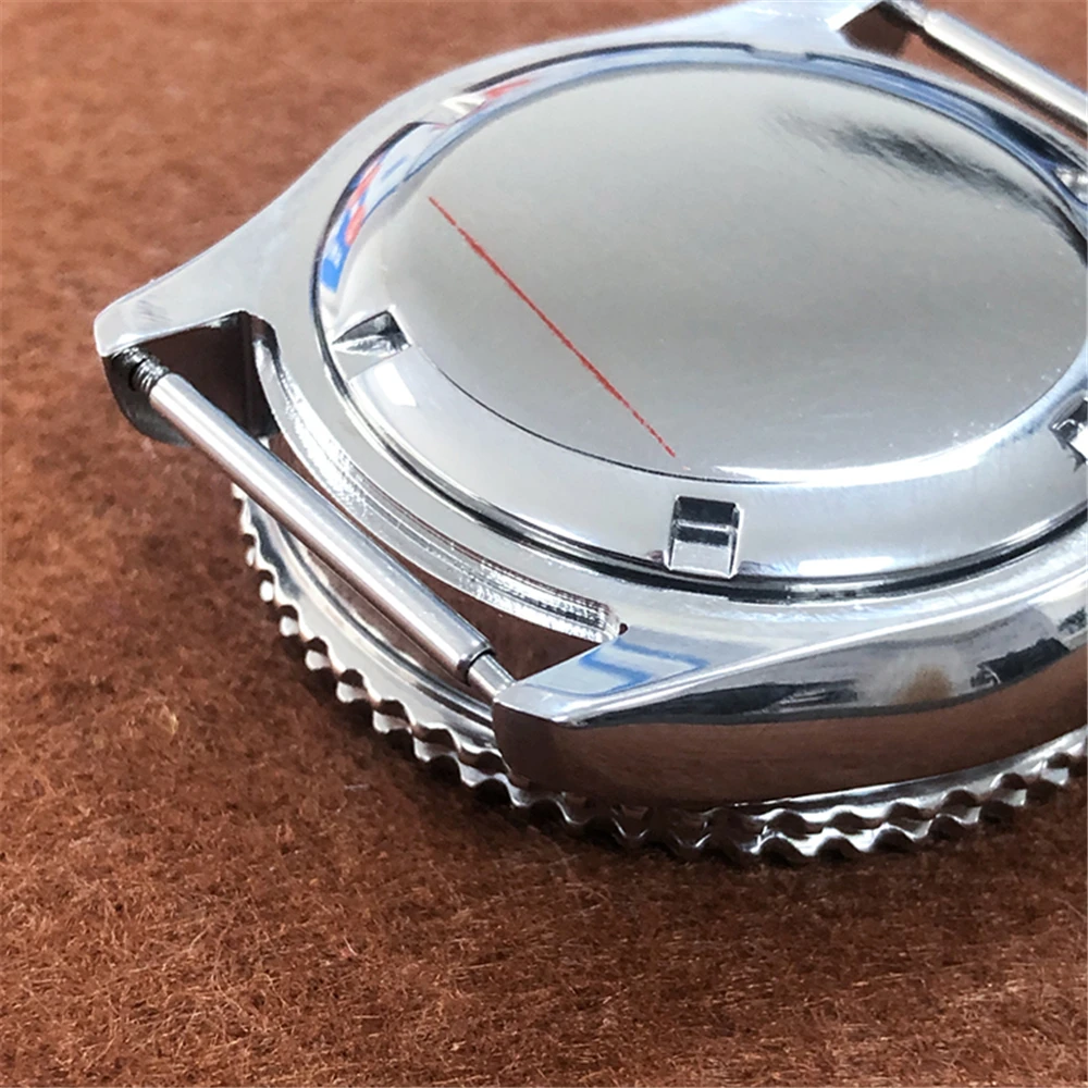 42mm Stainless Steel Watch Case for SKX007 With Sapphire Glass for NH35/NH36 Movement Cover Parts, 3.8 Positions (Ready Stock)