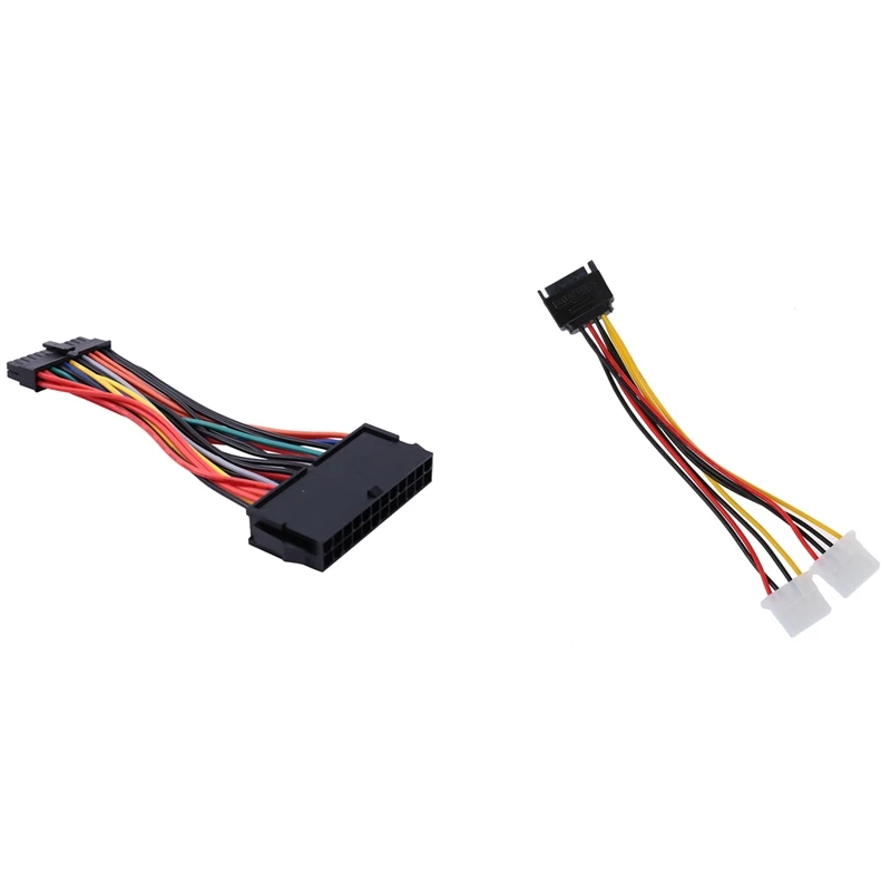 Top SATA 15 контактный штекер гнездо 4 адаптер IDE кабель питания шнур и к Мини 24P