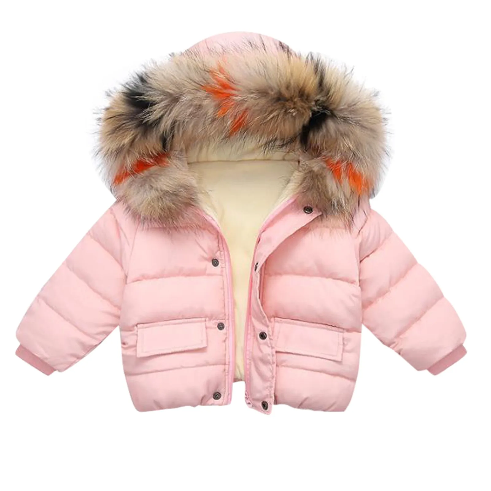 

1-4 Years Toddler Autumn Winter Jacket For Boys Children Jacket Kids Hooded Warm Outerwear Coat For Girls Clothes Baby Jacket