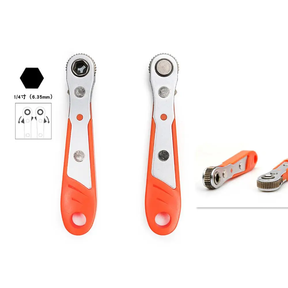 

New Mini Bit Ratchet Wrench Bit Nozzle Handle Screwdriver Hexagon Torx Bit Nose Socket Wrench Screwdriver Tool Socket Wrench