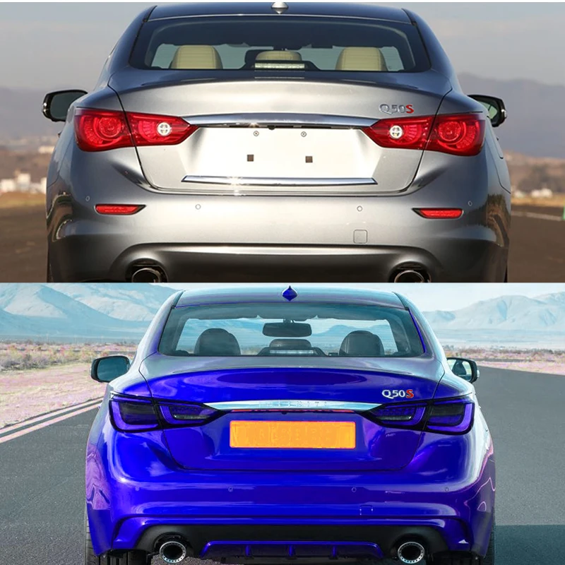 

Gtinthebox 1PC 3D Chrome Red S Letter Emblem Car Trunk Lid Fender Decal Badge Sticker For Infiniti Q50 Q60 etc Car Decoration