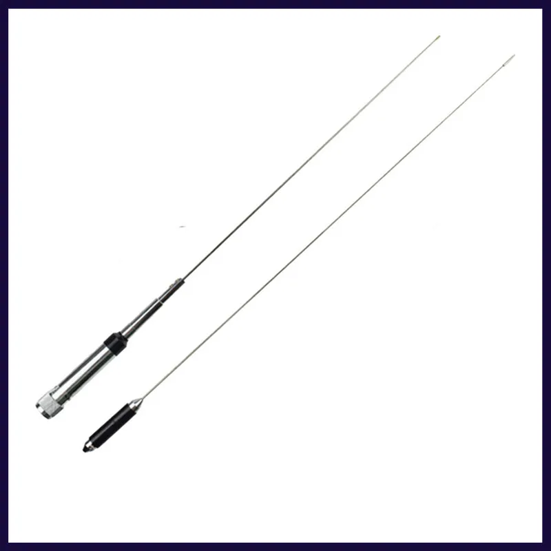 

95.6cm Silver NL-770R Car Radio Antenna with UHF-M Connector Dual Band VHF/UHF 144/430Mhz CB Radio Two way Radio