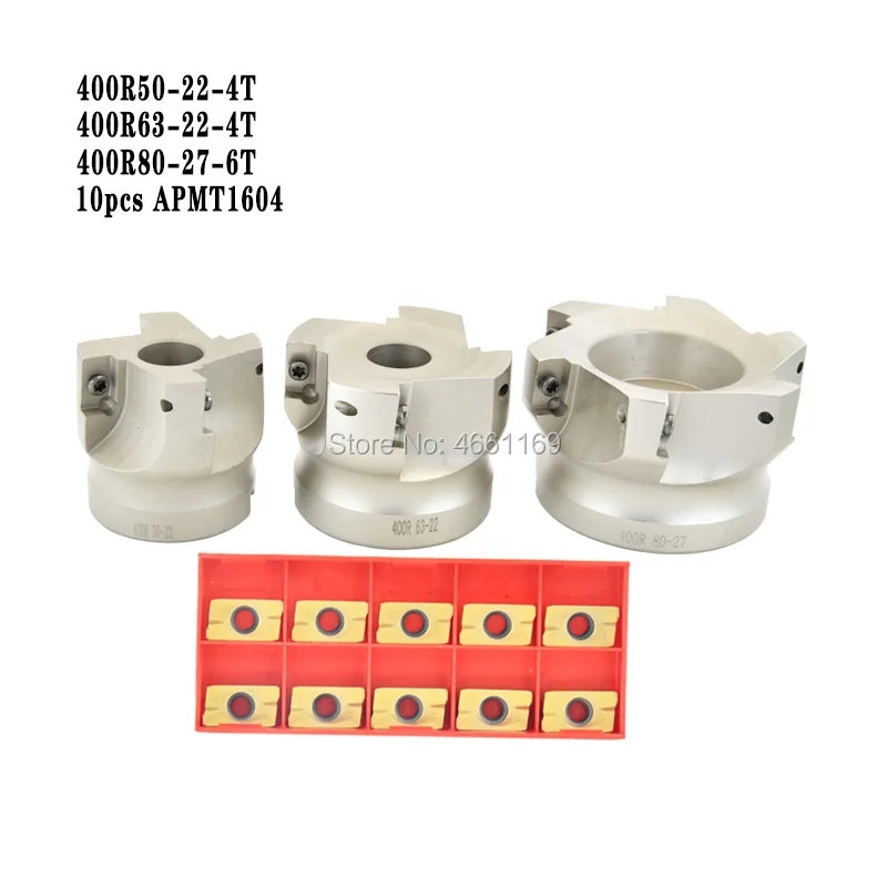 BAP400R 50 22 4T BAP 400R 63 80 27 6T Флейта концевая фреза плоский резак 10 шт. APMT1604PDER