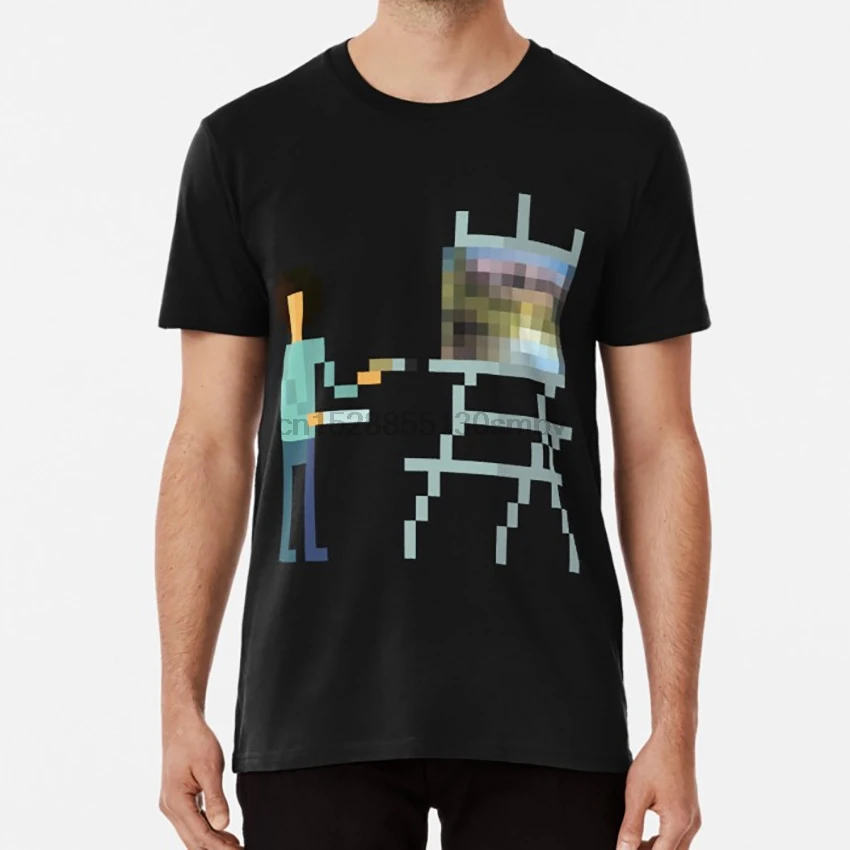 Pixel Ross Футболка Боб Росс радость картины joy pixel pixelart art оригинал|Мужские футболки| |