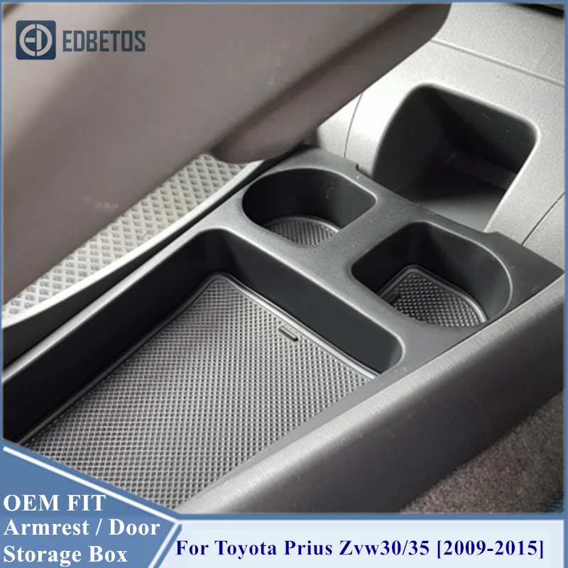 

For Toyota Prius Zvw30 35 2009 2010 2011 - 2015 Accessories Car Central Armrest Storage Box Auto Container Glove Organizer Case