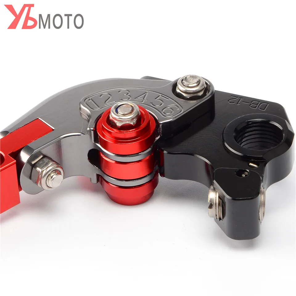 Складные Выдвижные рычаги тормоза сцепления с логотипом для мотоцикла DUCATI MONSTER 696