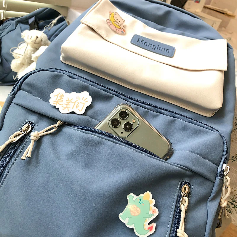 DCIMOR новый водонепроницаемый нейлоновый женский рюкзак с несколькими карманами