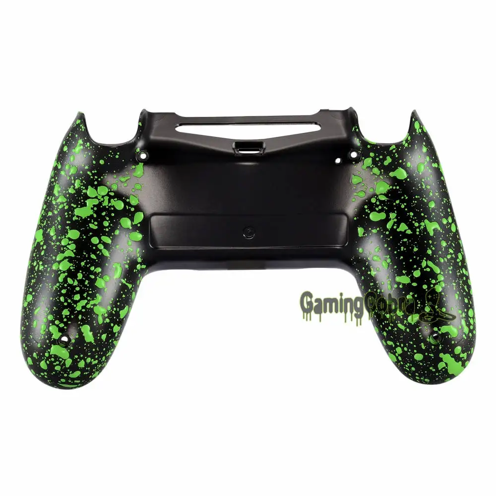 Textured Green Изготовленный На Заказ нижняя часть корпуса сзади Корпус чехол запасная часть для PS4 тонкий поляризационный фильтр Pro контроллер JDM-040 JDM-050 JDM-055 - Цвет: Textured Green
