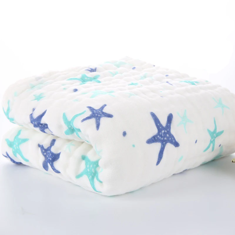 100% хлопок детское одеяло младенческой муслин Дети Мягкая Ванна Душ Полотенце