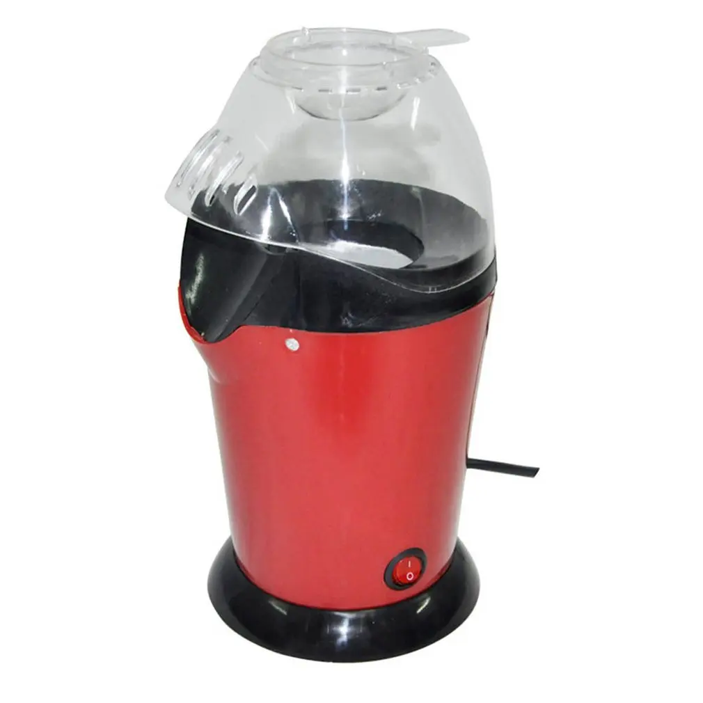 

Popcorn Machine Hot Air Popcorn Maker Wide-Caliber Design With Cup Mini Electric Corn Machine EU Home