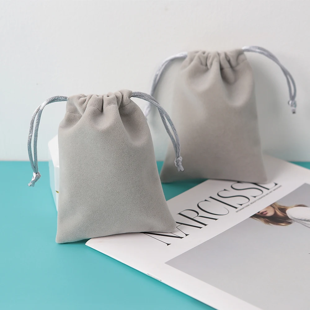 Бархатная сумка на шнурке персонализированные мешочки для ювелирных изделий