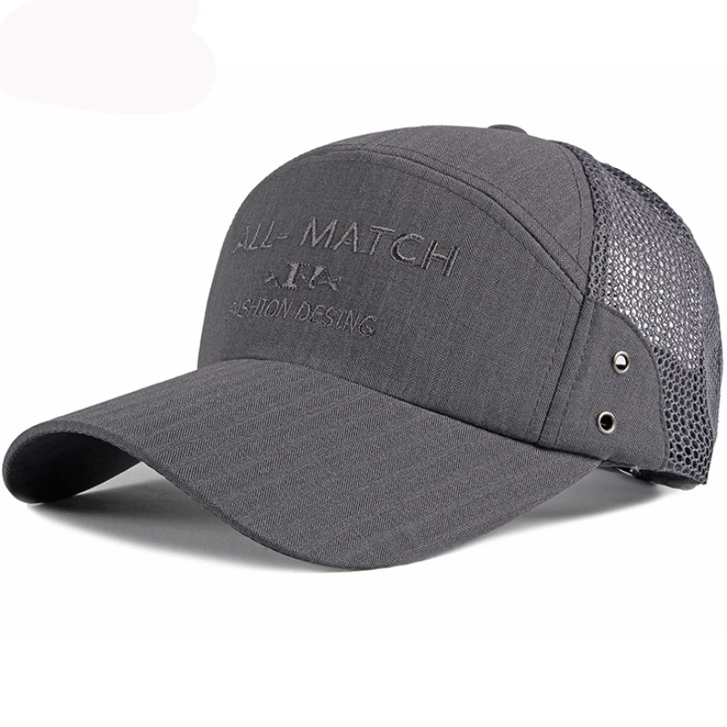 

HT3210 New Fashion Baseball Cap Men Women Spring Summer Sun Hat Breathable Mesh Trucker Cap Male Female Adjustable Baseball Hat