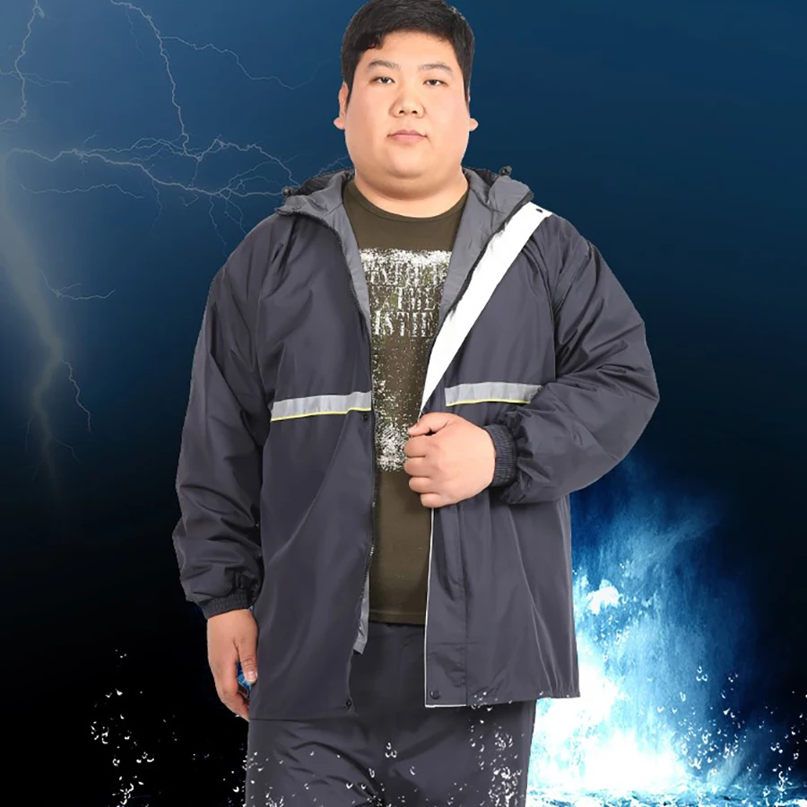 Для мужчин s с капюшоном плюс Размер Дождевик Vete мужчины ts Regenponcho чехол для
