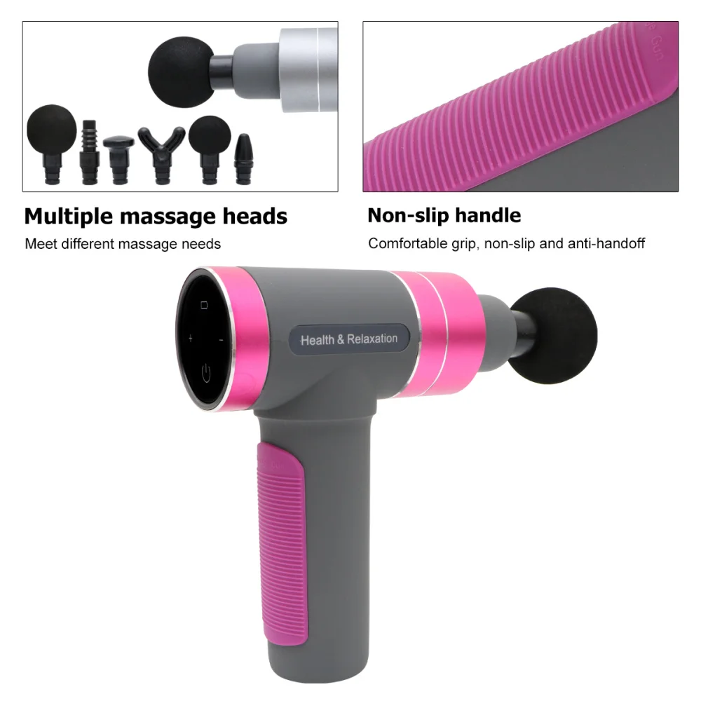 

1pc Electric Fascia Massager USB Charging Muscle Relaxation Massager Vibration Fitness Equipment Muscle Massager (Purple)