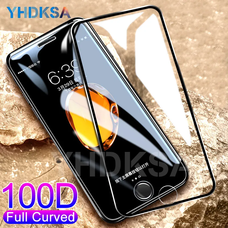 Изогнутое защитное стекло YHDKSA для iPhone 6 11 Pro Max|Защитные стёкла и плёнки телефонов|