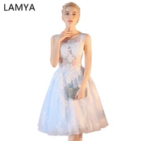 lamya womens a line short lace prom dresses elegant evening party homecoming dress 2022 sexy vestidos de fiesta formal gown