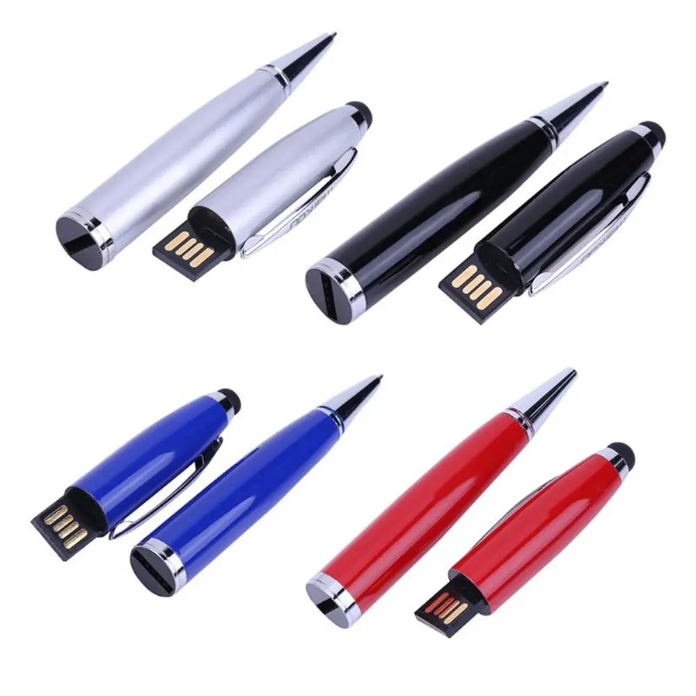 

Portable Memoria Metal USB Stick 128GB Flash Drive Pen Drive 64GB 32GB Pen Drives Flash Sticks 16GB 8GB 4GB Custom Logo