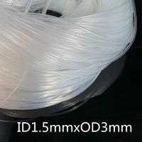 100m transparent flexible silicone tube id 1 5 x 3mm od food grade non toxic drink water rubber hose milk beer soft pipe connect