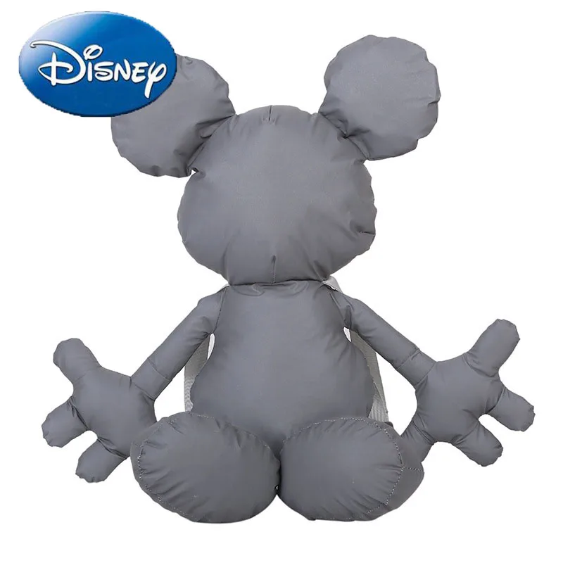 

Disney Mickey Mouse Fashion Woman Shoulder Bag Phone Handbag Cartoon Gary Cute Interesting Nylon Reflective Backpack