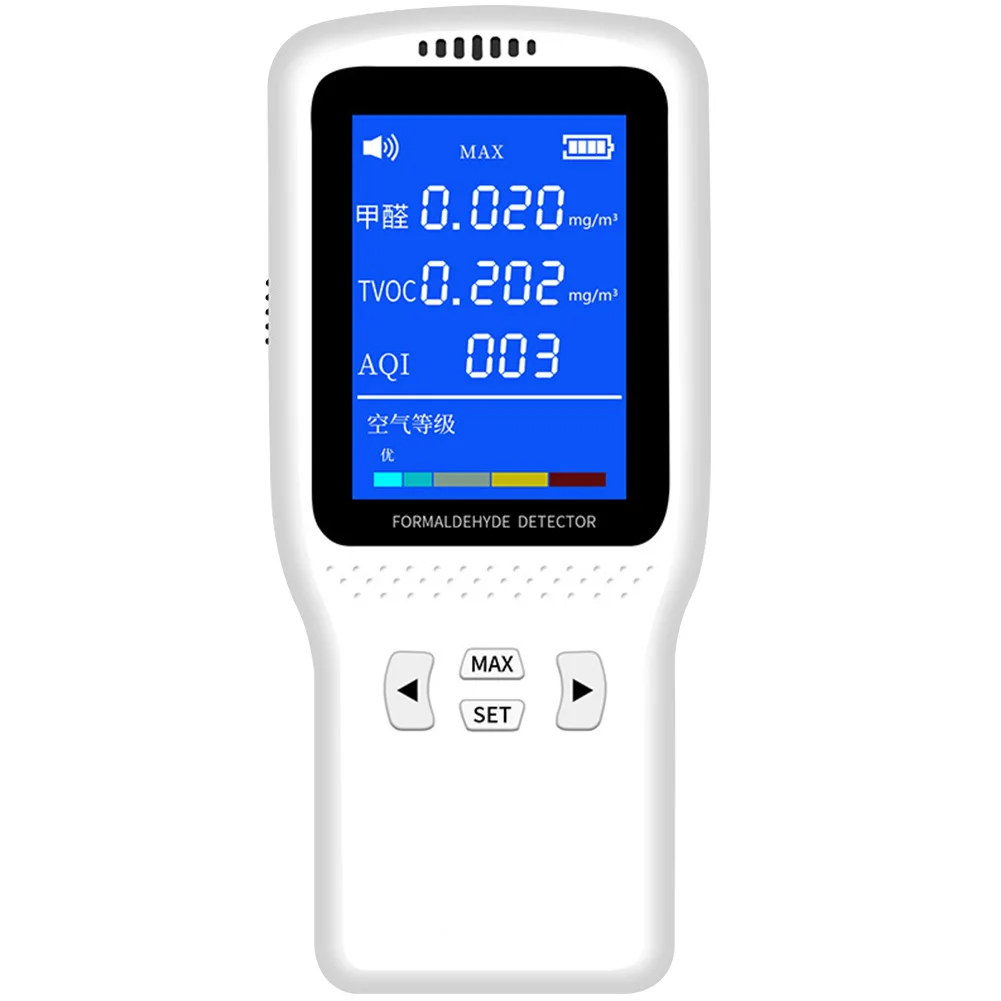 

Analyzer Office Digital HCHO TVOC Monitor Professional Tester Accurate Home LED Display 3D Convection Air Quality Detector Meter