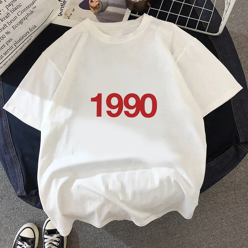 

2021 New Women T Shirt Oversize Casual Girls Top Tees Korean Fashion Ullzang Tshirt Female Ladies Clothing Aesthetic Streetwear