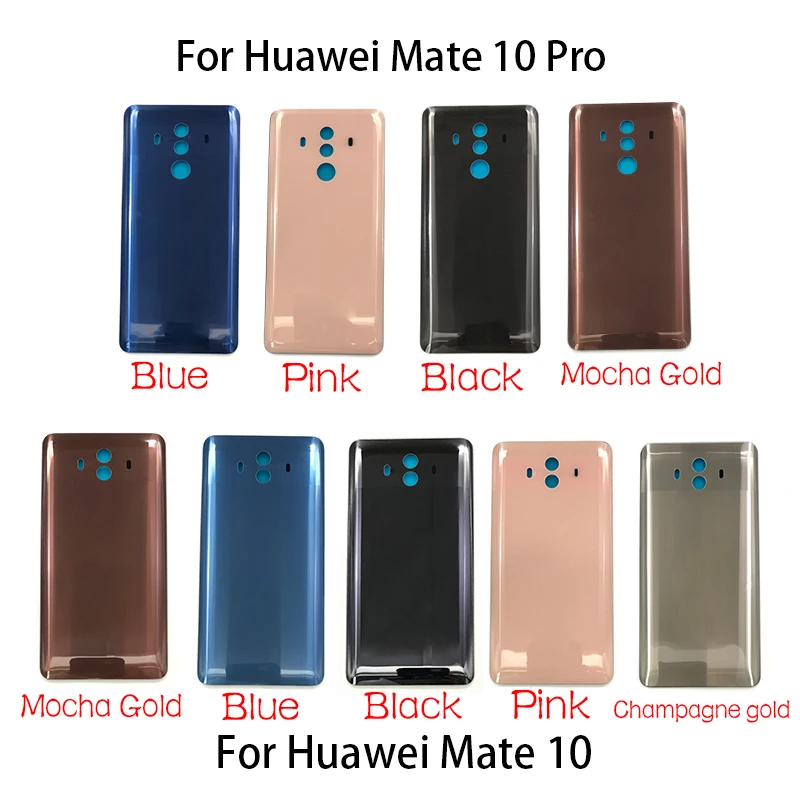 

Battery Back Cover Glass Rear Door Replacement Housing Sticker Adhesive For Huawei Mate 10 Pro
