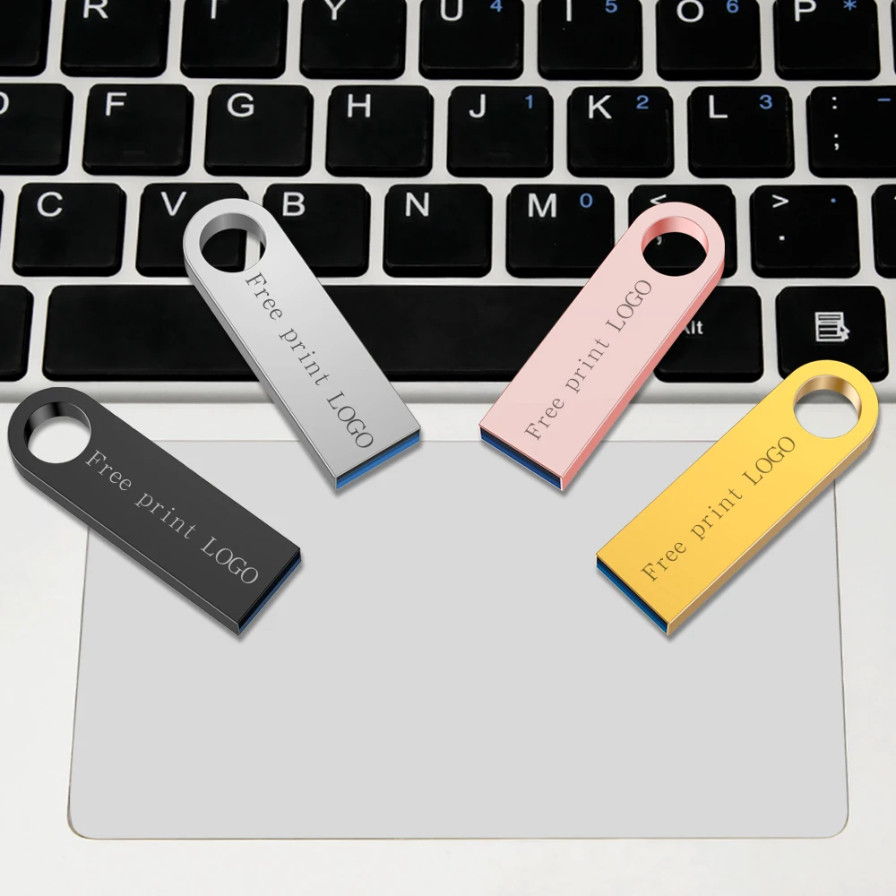 Металлический usb флеш накопитель 2 0 карта памяти 32 Гб 64 ГБ высокоскоростной u диск