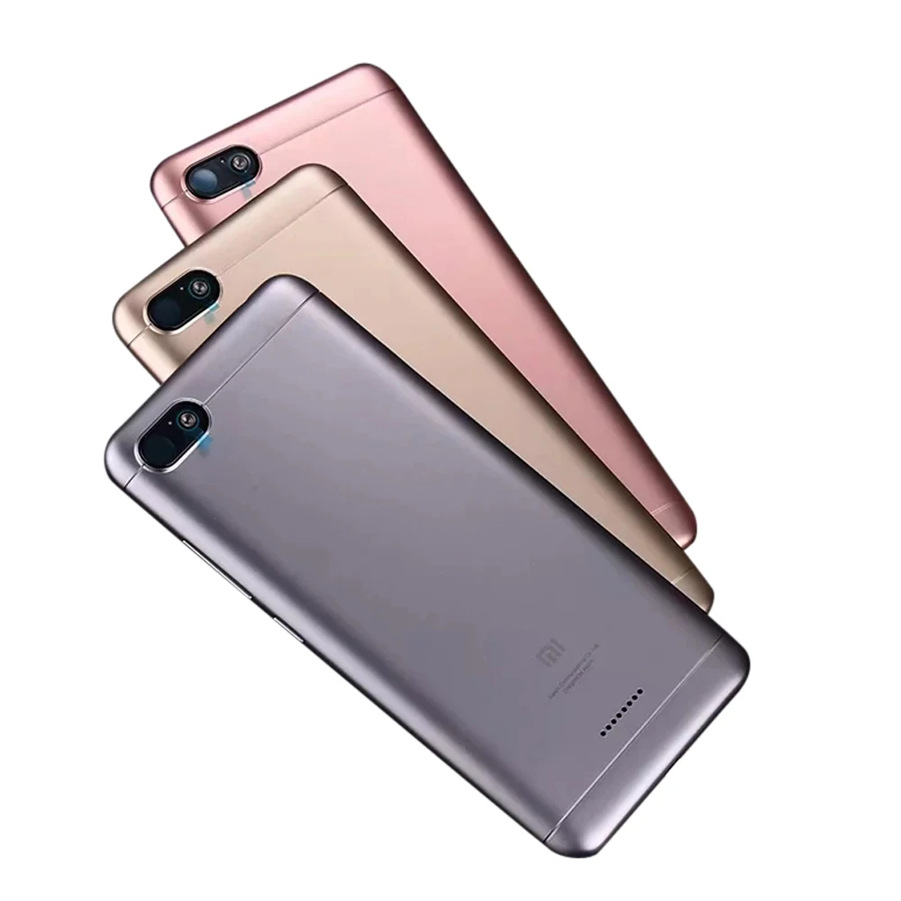 Корпус для Xiaomi Redmi 6A/6/6, глобальная версия, Батарея задная сторона, чехол для мобильного телефона, крышка ЖК-дисплея Запчасти