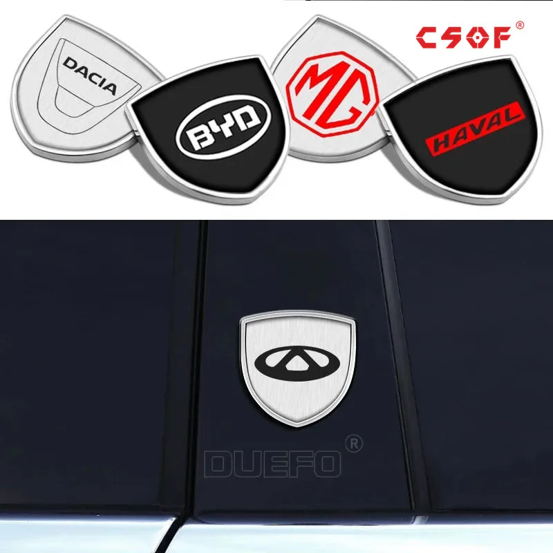 

1pc Car Body Metal Badge Decoration Stickers Decal Styling for Abarth 595 Competizione 500 Punto Aleron Logo Auto Accessories