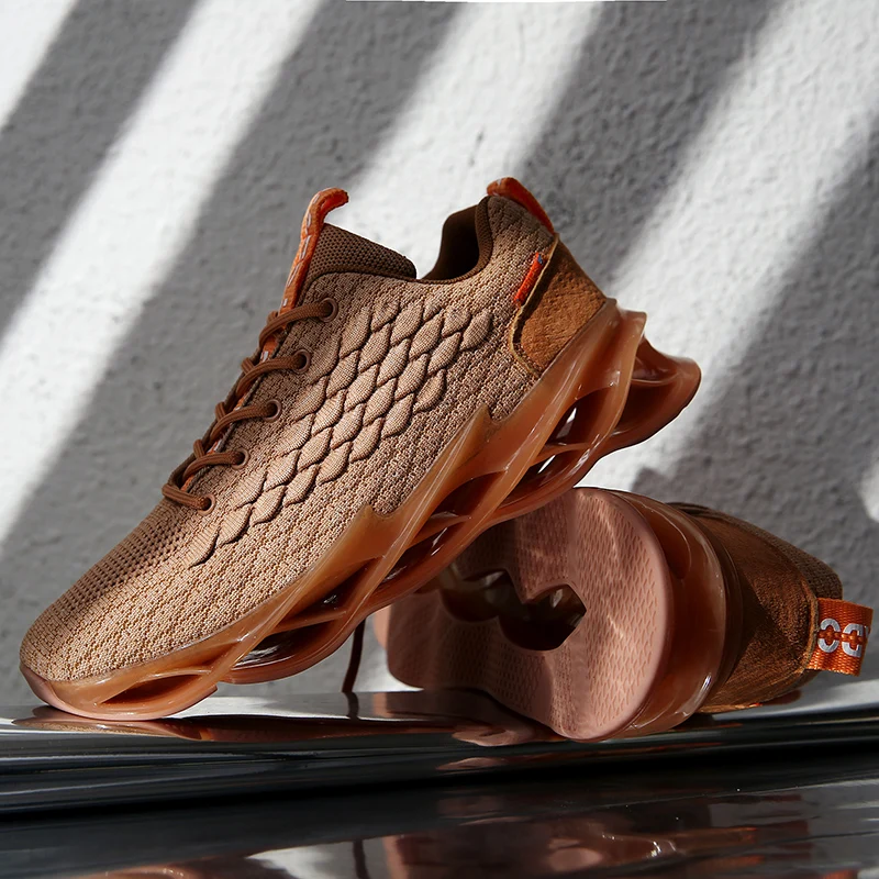 Новые амортизирующие мужские кроссовки с полой подошвой спортивная обувь для