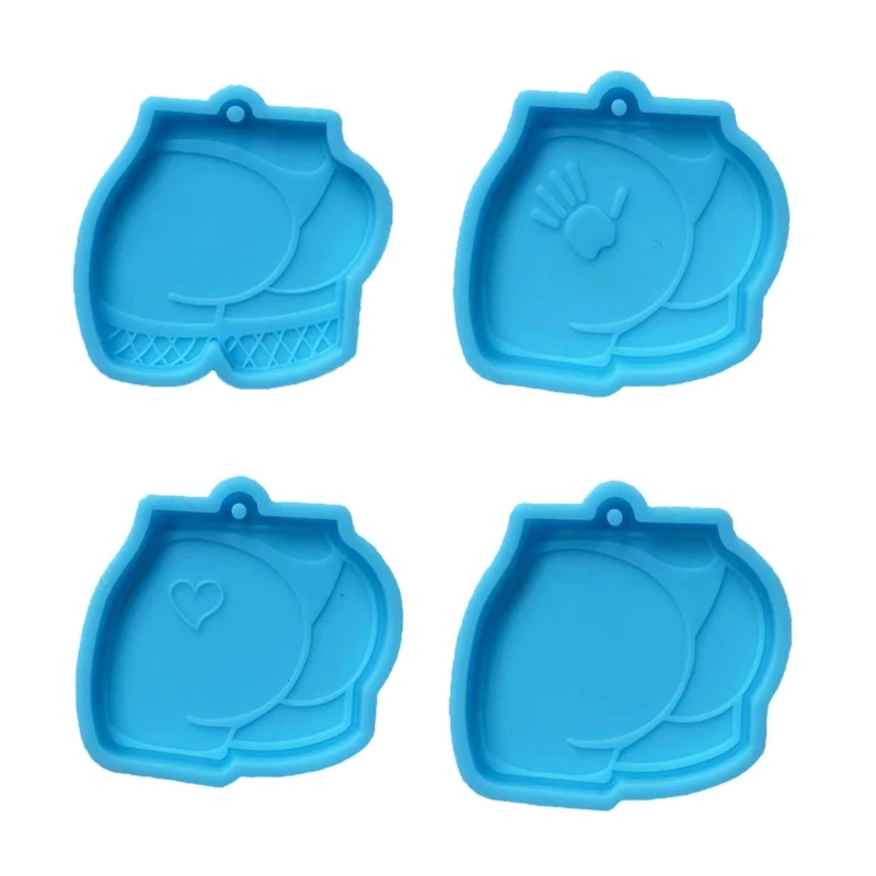 

Cute Butt Shape Earrings Epoxy Resin Mold Eardrop Dangler Pendant Silicone Mold